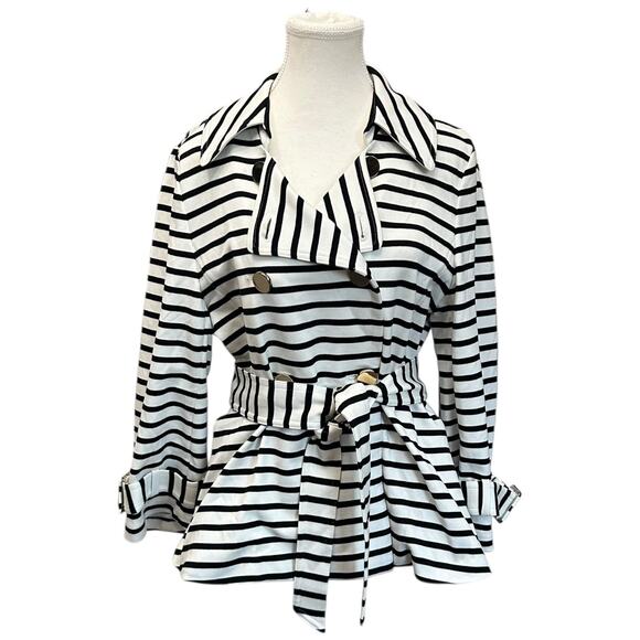 Kate Spade New York Start a New Chapter Striped Jacket Women’s Size XL Nautical - Picture 6 of 15
